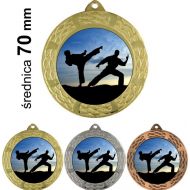 MEDAL KARATE 70 MM 0270 ZŁOTY SREBRNY BRĄZOWY - medal_karate_70_mm_0270_zloty_srebrny_brazowy.jpg