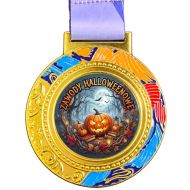   Medal Halloween 3/ 65mm, wstążka 25mm PROMOCJA - medal_niebieski_halloween_8.jpg