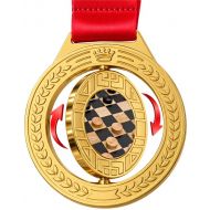  MEDAL OBROTOWY warcaby 75 mm + wstążka 30 mm - spiner_medal_szachy.jpg