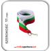 WSTĄŻKA DO MEDALU 11 mm CZERWONO-ZIELONO-BIAŁA K02610